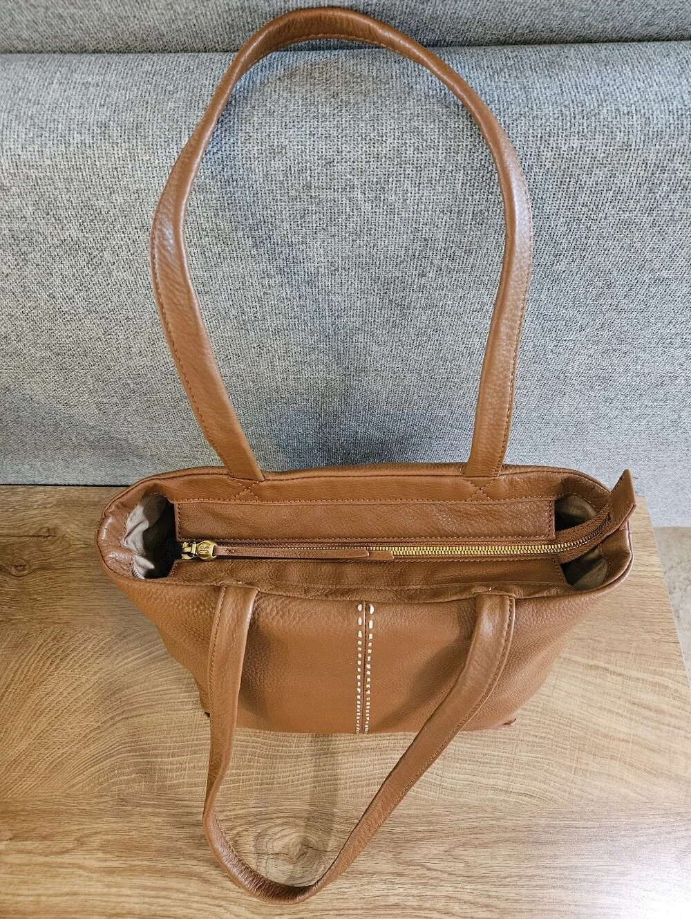 HOBO Austin Tote Brown Leather Shoulder Bag